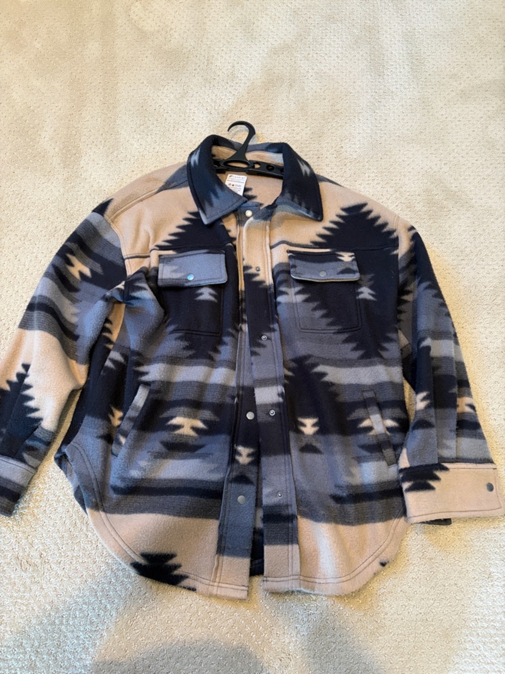 Fornia Polar Fleece oversized shacket